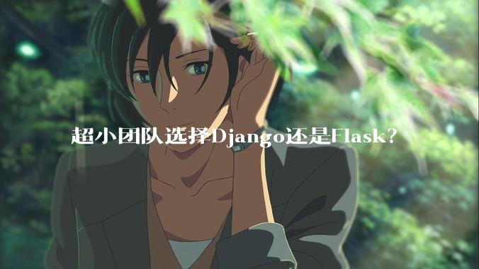 超小团队选择Django还是Flask？